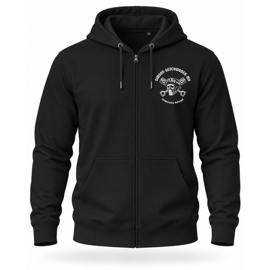 Zip Hoodie Softstyle®. Simson Geschwader MV / Beidseitig.