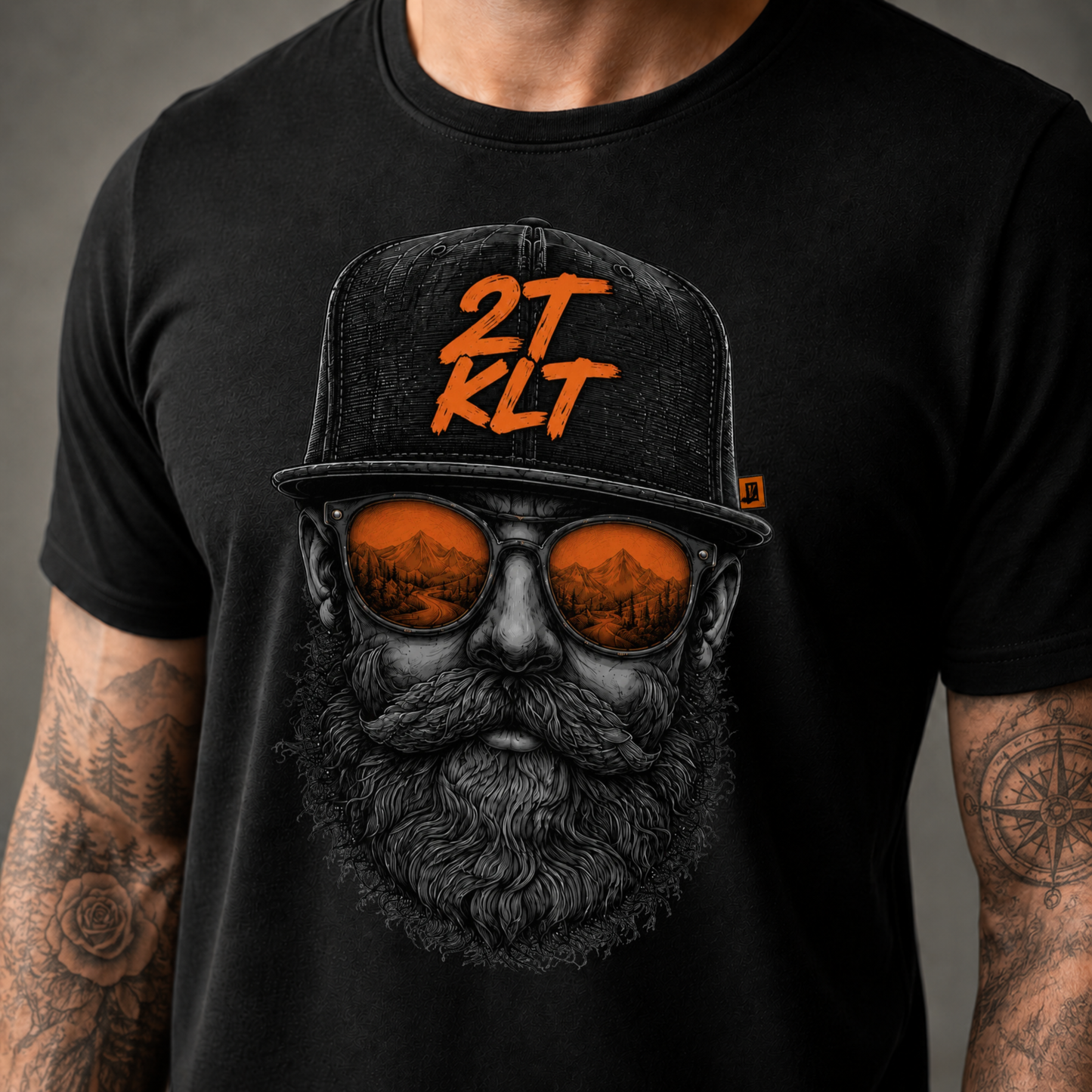 T-Shirt. Zweitakt Nomaden – Der Hipster.