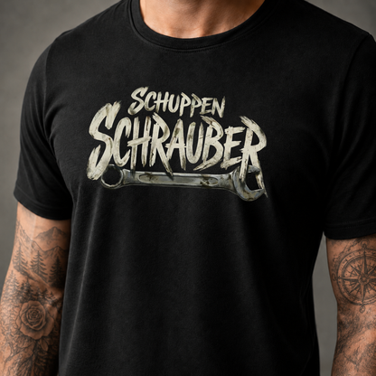 T-Shirt. Schuppen Schrauber.