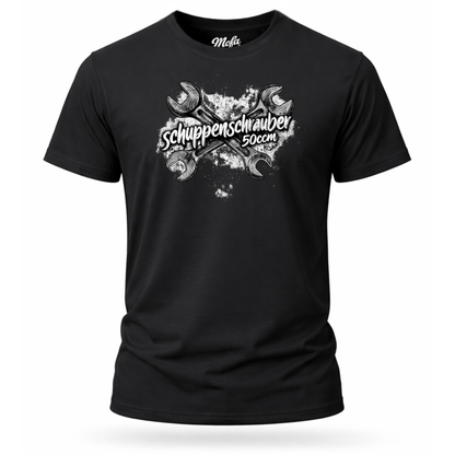 T-Shirt. Schuppenschrauber 50ccm.