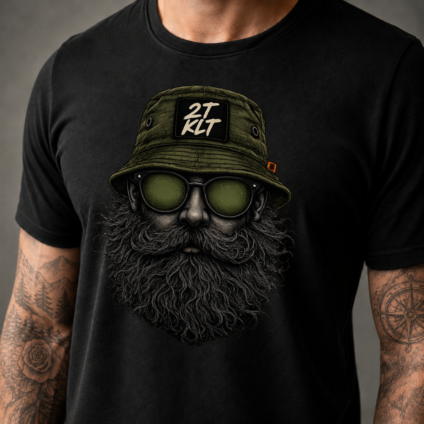 T-Shirt. Zweitakt Nomaden – Der Angler.