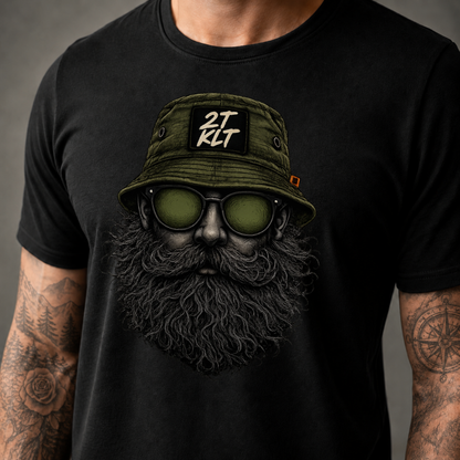 T-Shirt. Zweitakt Nomaden – Der Angler.
