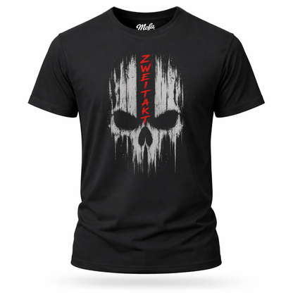 T-Shirt. Zweitakt Skull.
