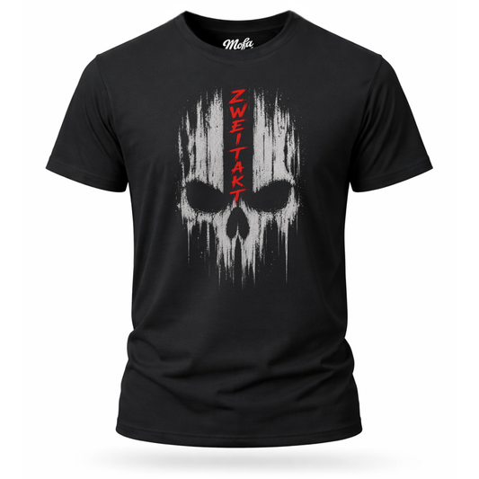 T-Shirt. Zweitakt Skull.