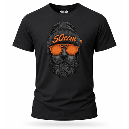 T-Shirt. Zweitakt Nomaden – Der Vagabund 50ccm.