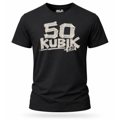 T-Shirt. 50 Kubik Klebeband.