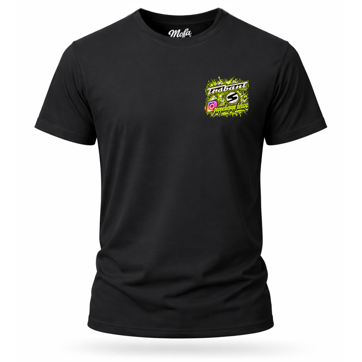 T-Shirt. Pappediepapp / Beidseitig.