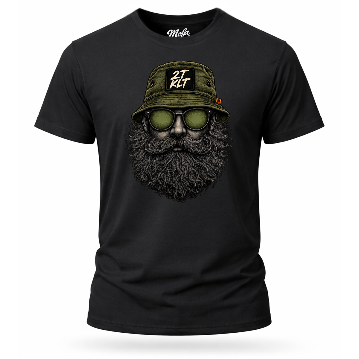 T-Shirt. Zweitakt Nomaden – Der Angler.
