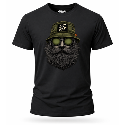 T-Shirt. Zweitakt Nomaden – Der Angler.