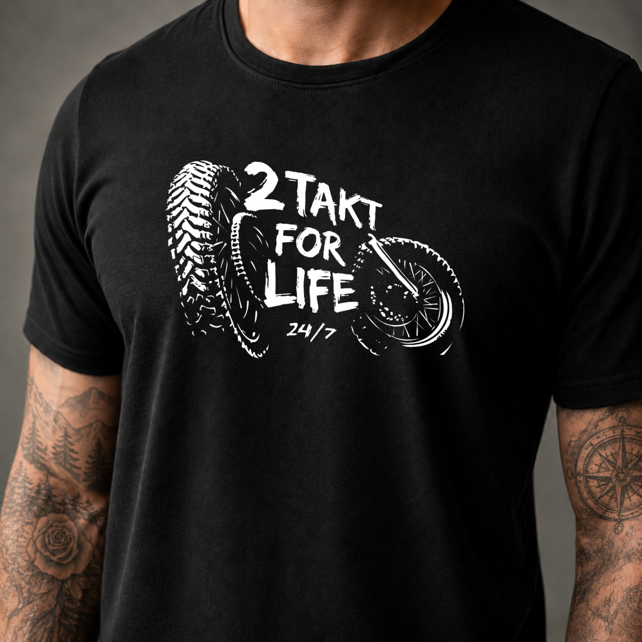 T-Shirt. 2 Takt for Life.