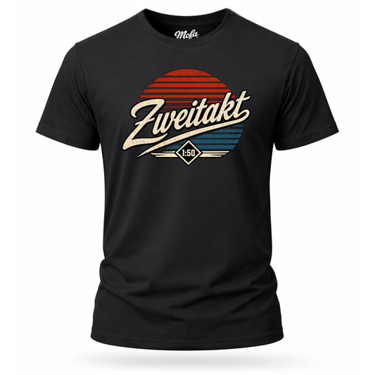 T-Shirt. Retro Sunset.
