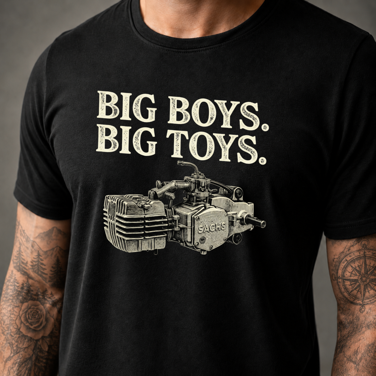 T-Shirt. Big Boys Big Toys.