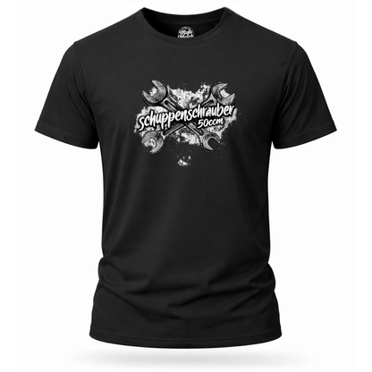 T-Shirt. Schuppenschrauber 50ccm.