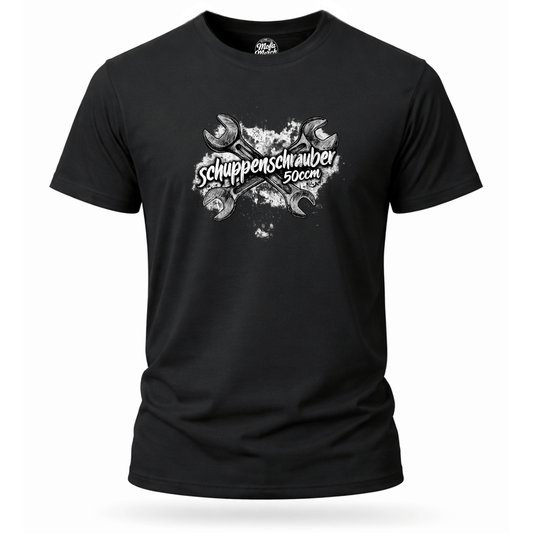 T-Shirt. Schuppenschrauber 50ccm.