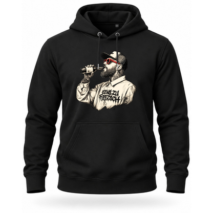Hoodie Softstyle®. Benzin im Blut.