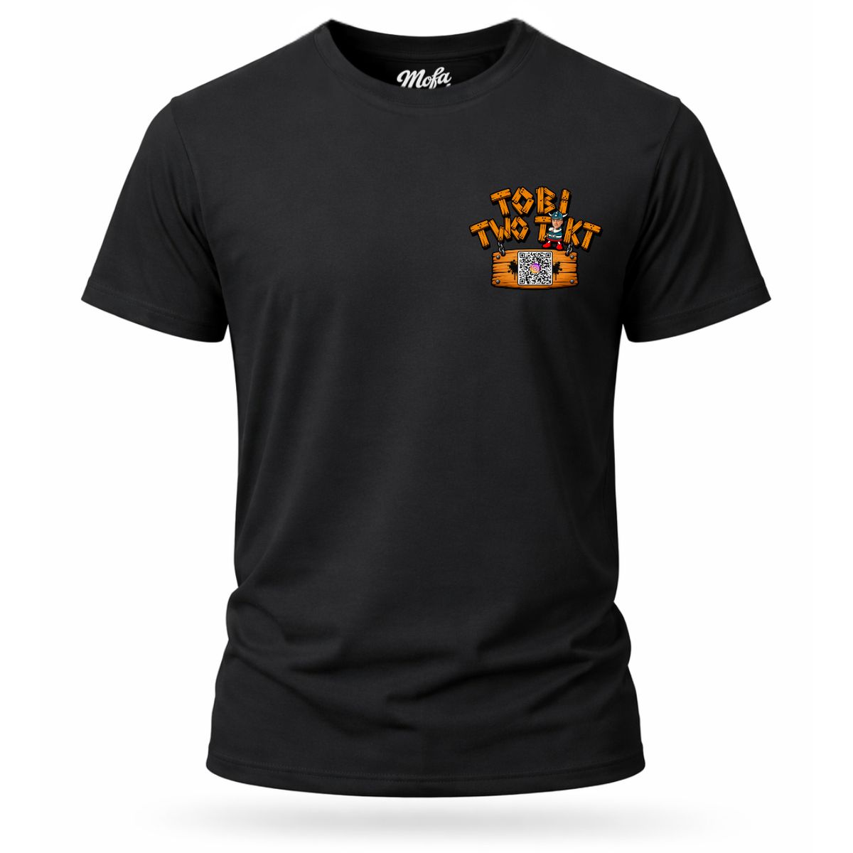 T-Shirt. Tobi Two Takt / Beidseitig.