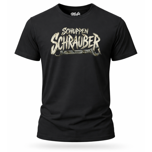 T-Shirt. Schuppen Schrauber.