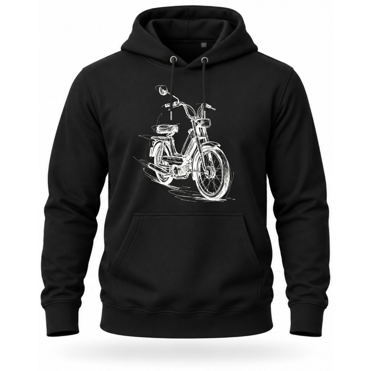 Hoodie Softstyle®. Classic Moped Line.