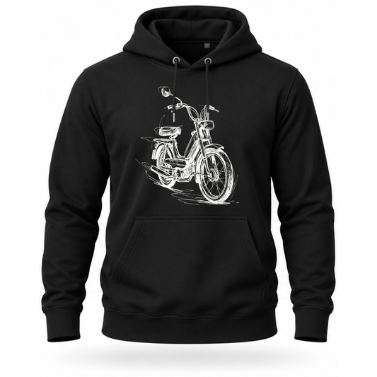 Hoodie Softstyle®. Classic Moped Line.