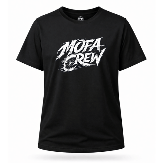 Mädels T-Shirt. Mofa Crew.