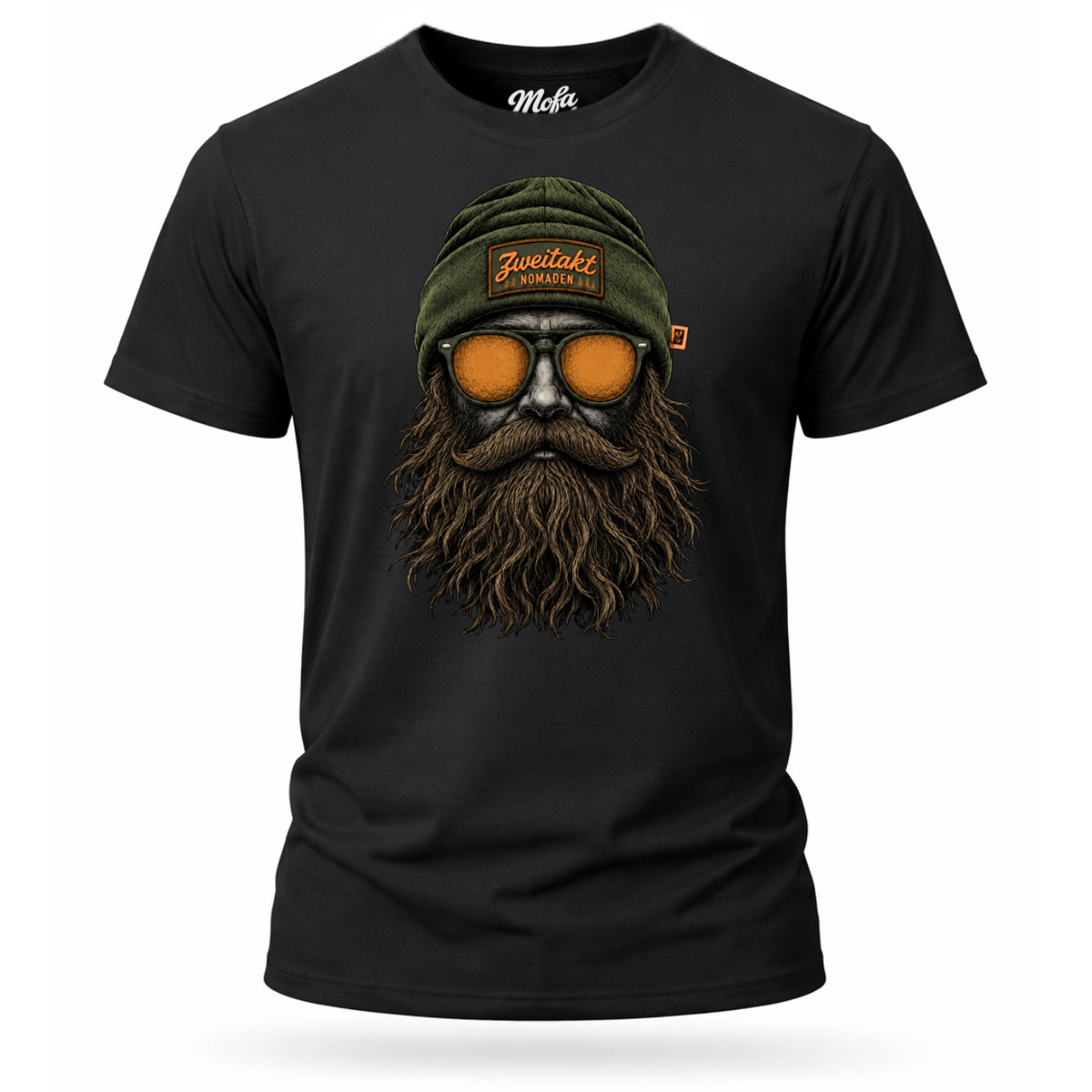 T-Shirt. Zweitakt Nomaden – Der Jäger.