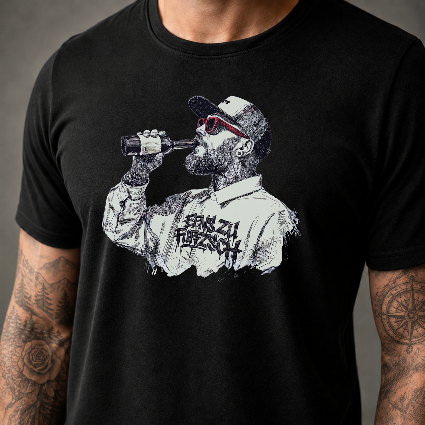 T-Shirt. Benzin im Blut.