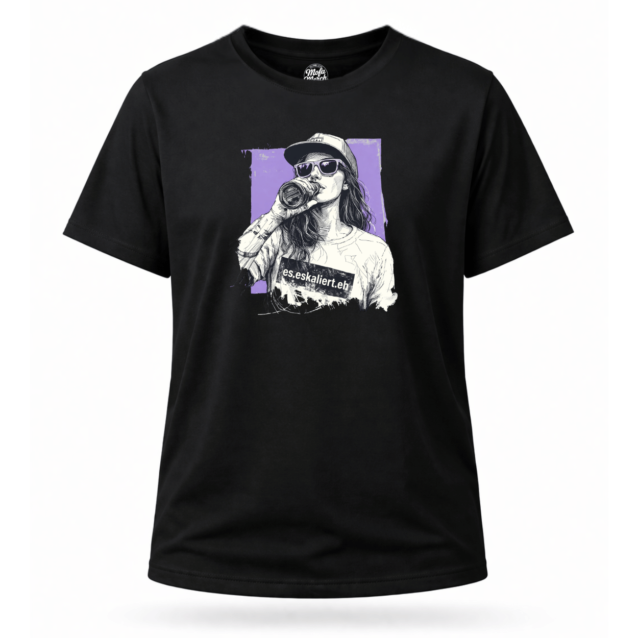 Mädels T-Shirt. Es eskaliert eh.