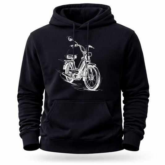 Hoodie Softstyle®. Classic Moped Line.