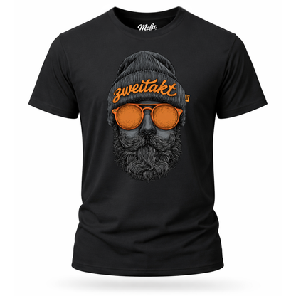 T-Shirt. Zweitakt Nomaden – Der Vagabund.