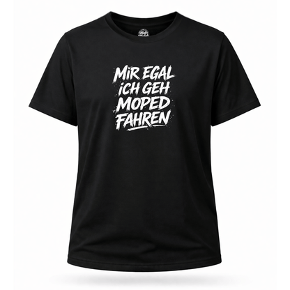 Mädels T-Shirt. Mir egal.