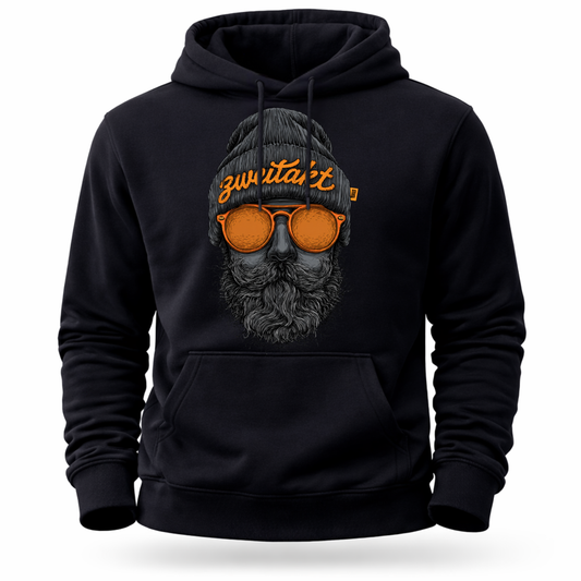 Hoodie Softstyle®. Zweitakt Nomaden – Der Vagabund.