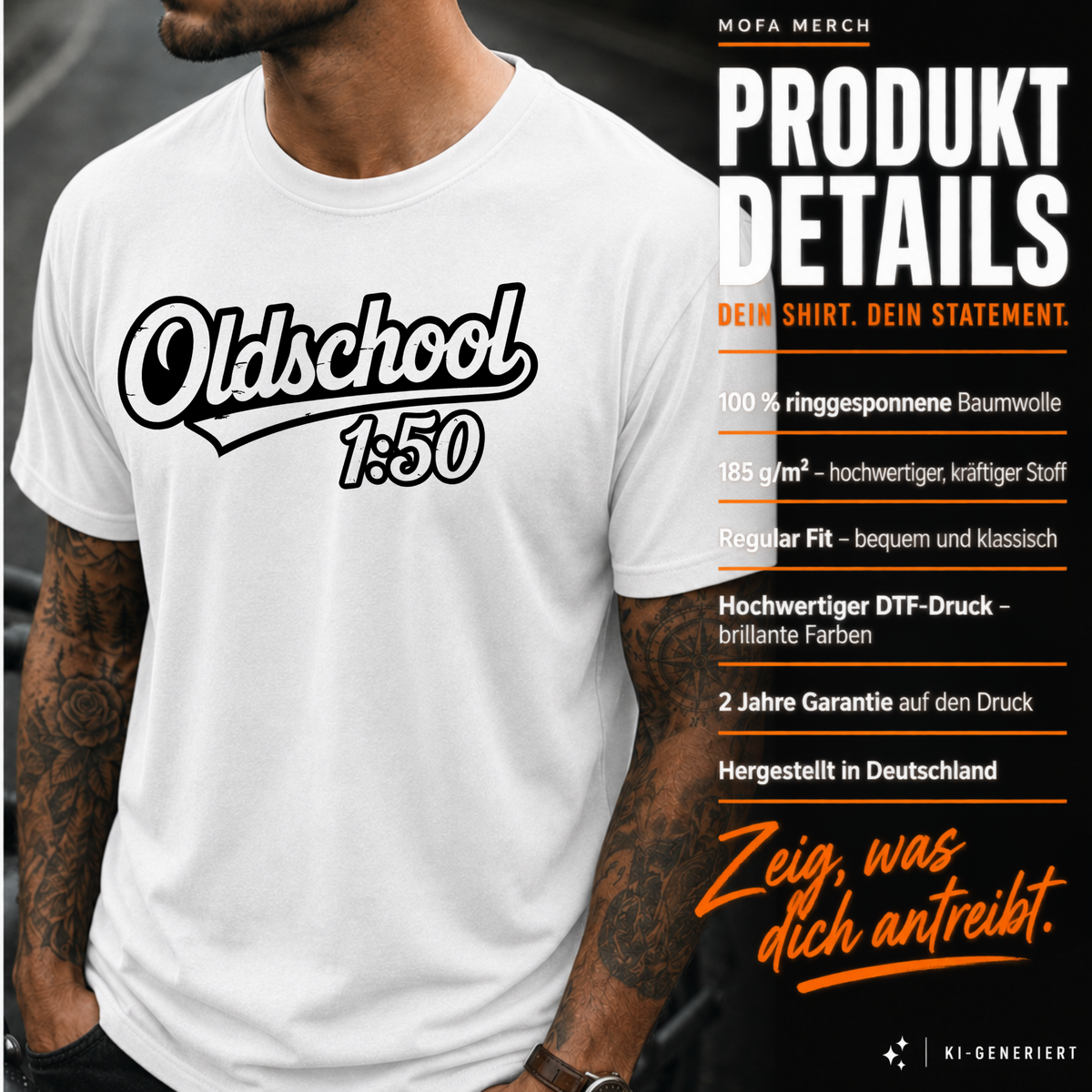 T-Shirt. Oldschool.