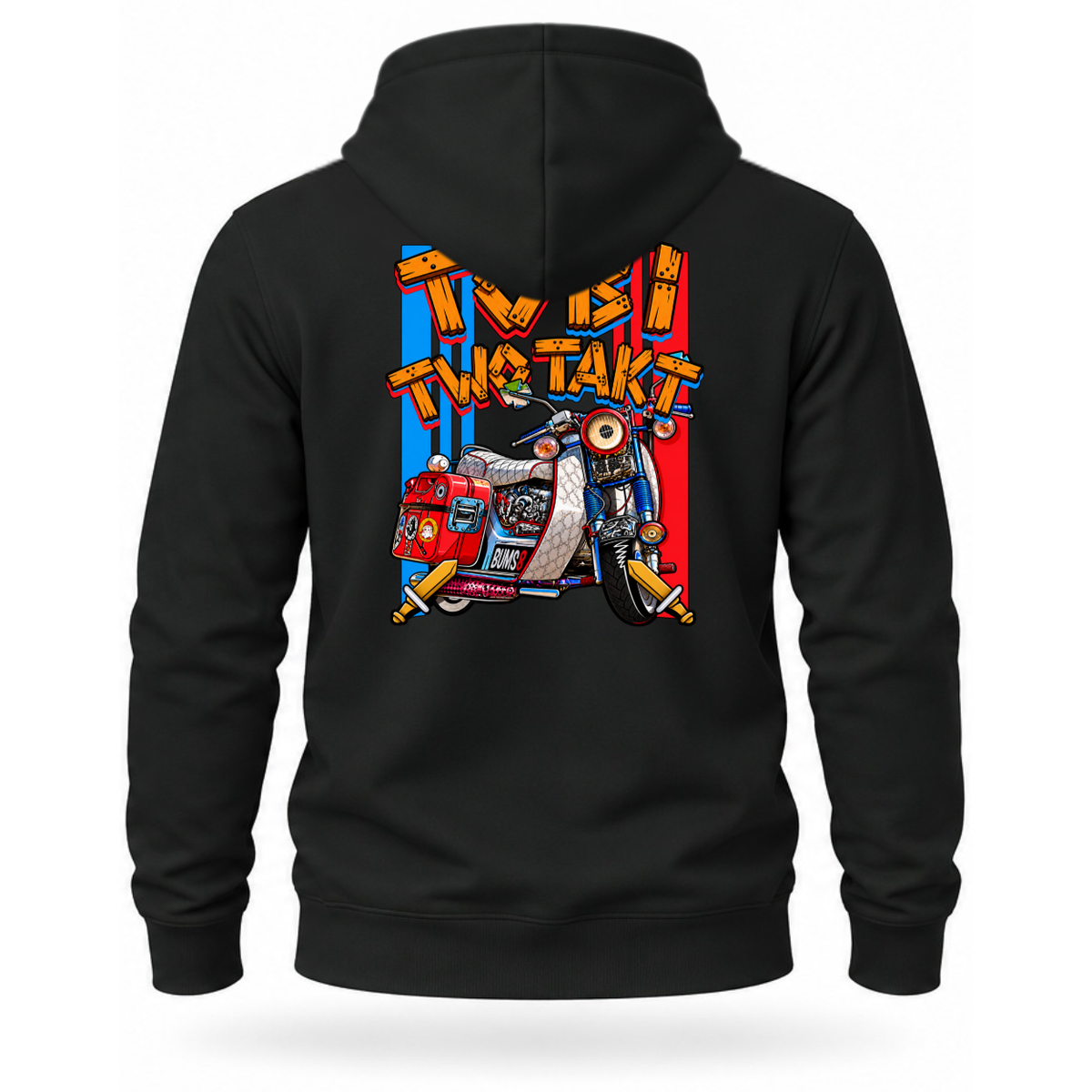 Zip Hoodie Softstyle®. Tobi Two Takt / Beidseitig.