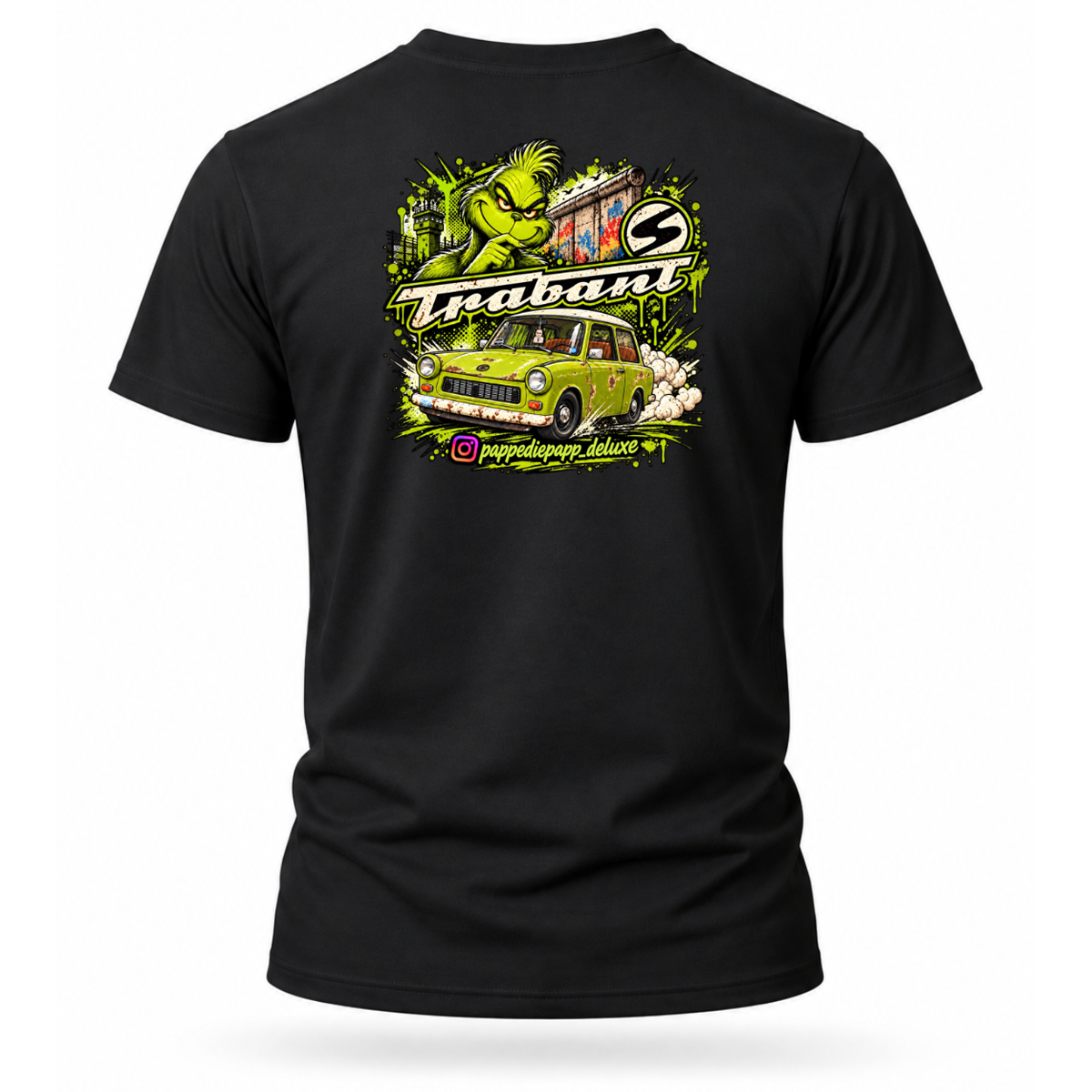 T-Shirt. Pappediepapp / Beidseitig.