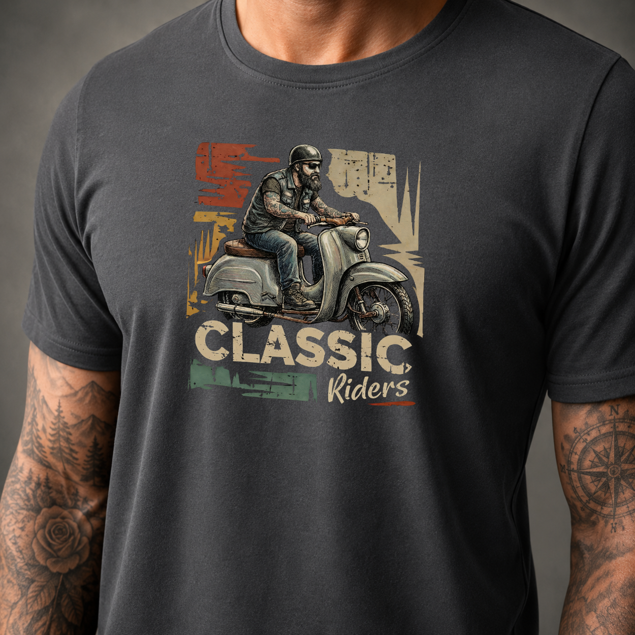 T-Shirt. Classic Riders.
