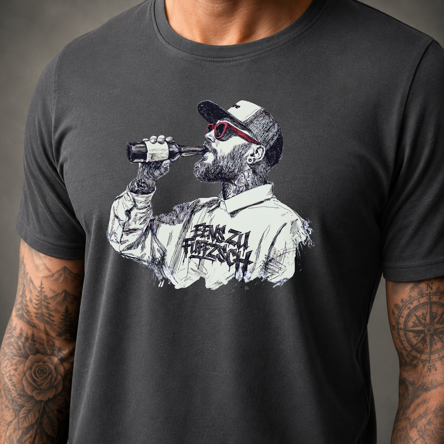 T-Shirt. Benzin im Blut.