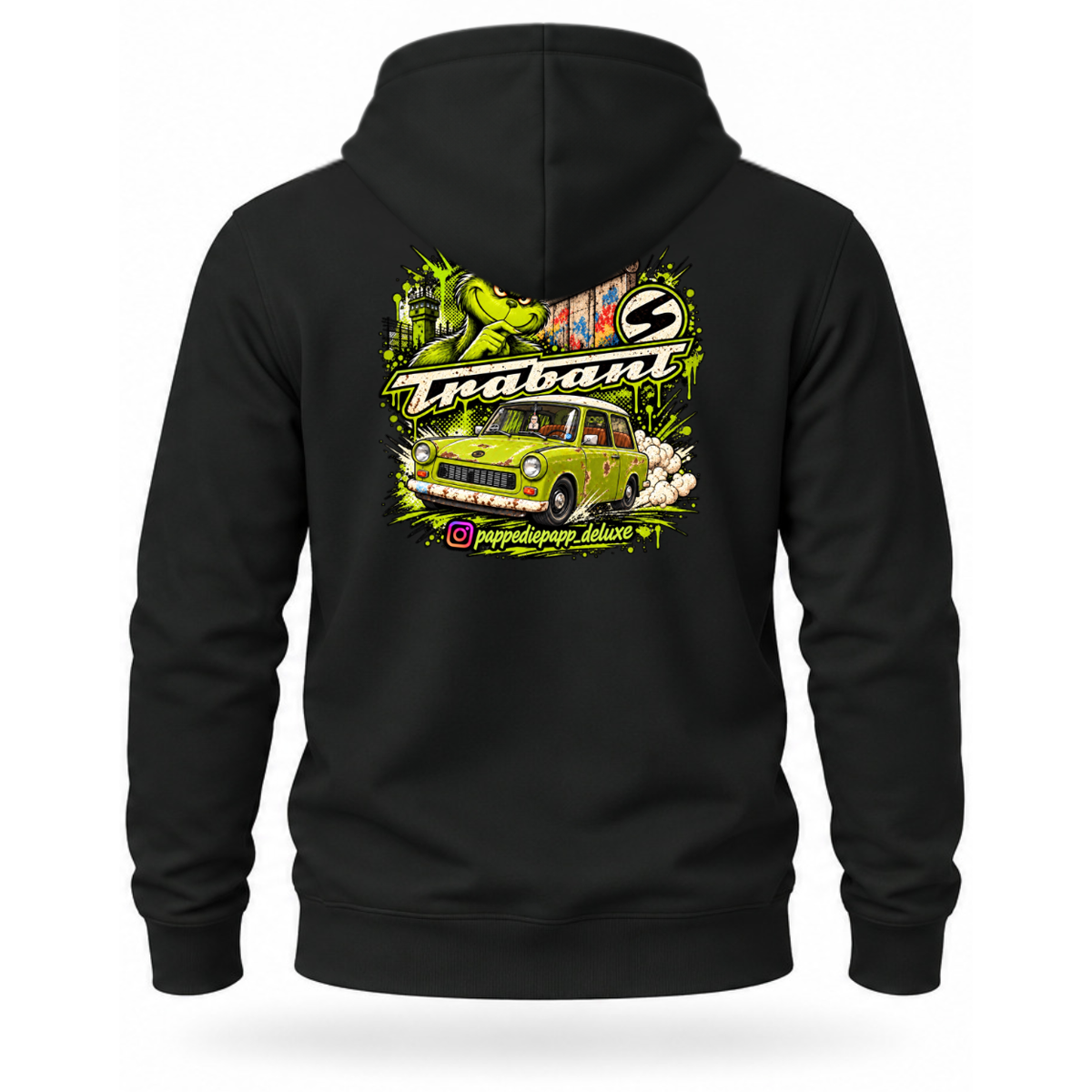Zip Hoodie Softstyle®. Pappediepapp / Beidseitig.