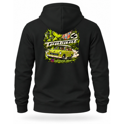 Zip Hoodie Softstyle®. Pappediepapp / Beidseitig.