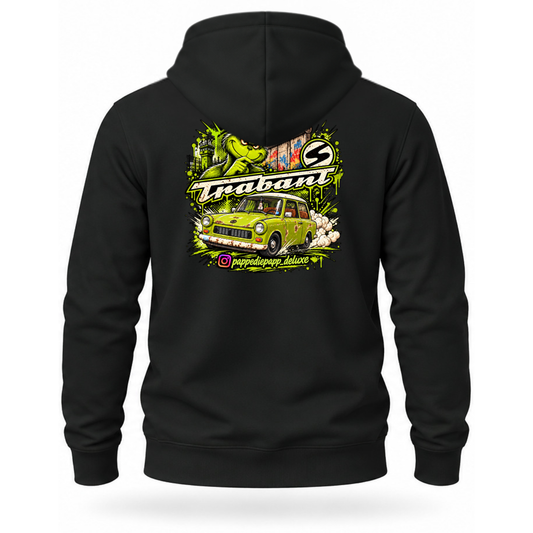 Zip Hoodie Softstyle®. Pappediepapp / Beidseitig.