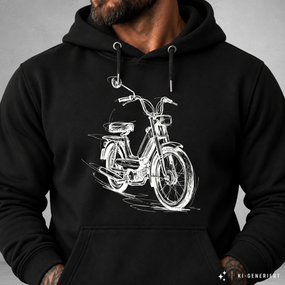 Hoodie Softstyle®. Classic Moped Line.