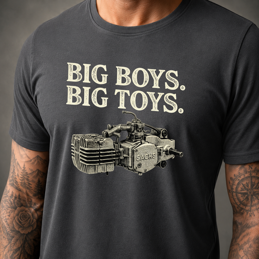 T-Shirt. Big Boys Big Toys.