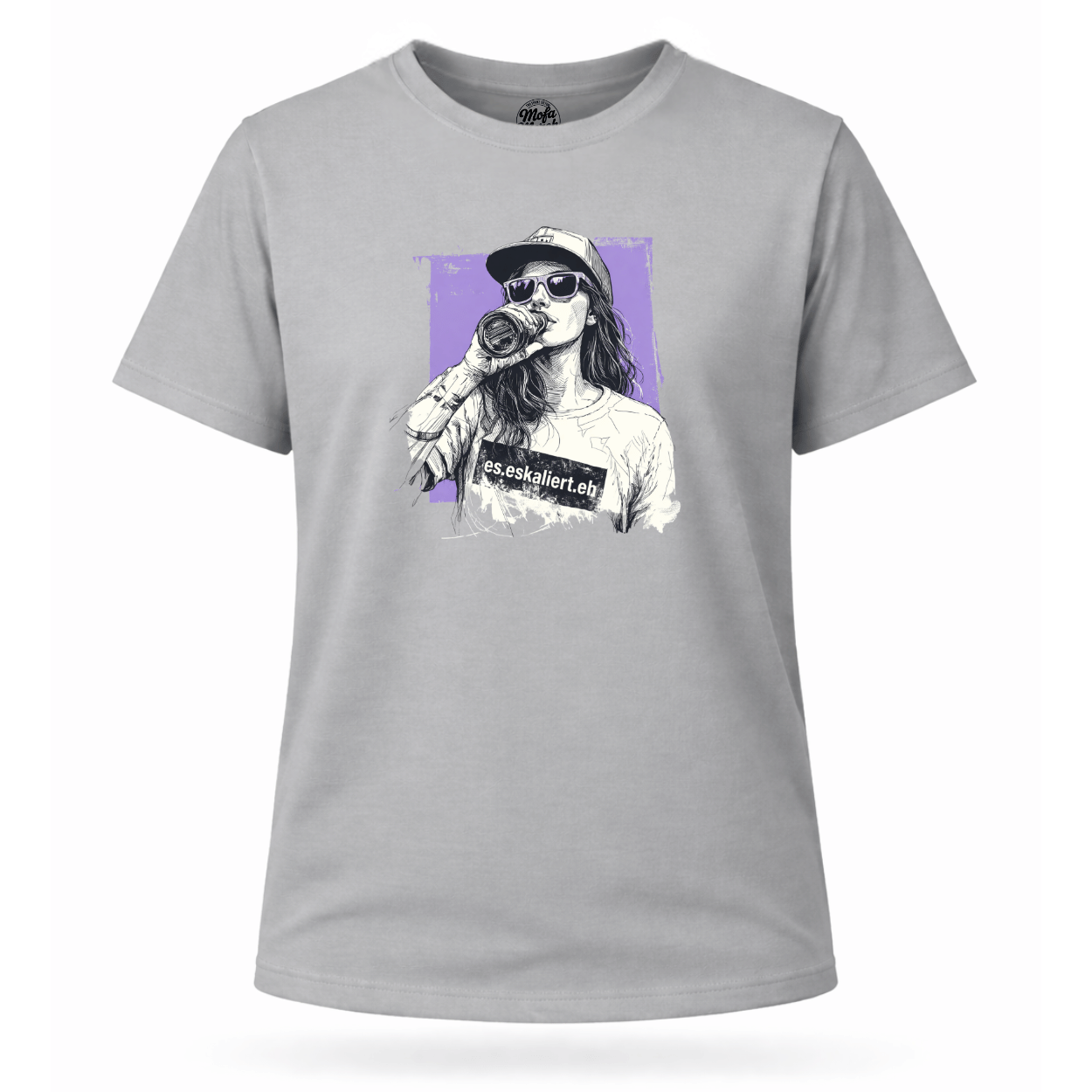 Mädels T-Shirt. Es eskaliert eh.