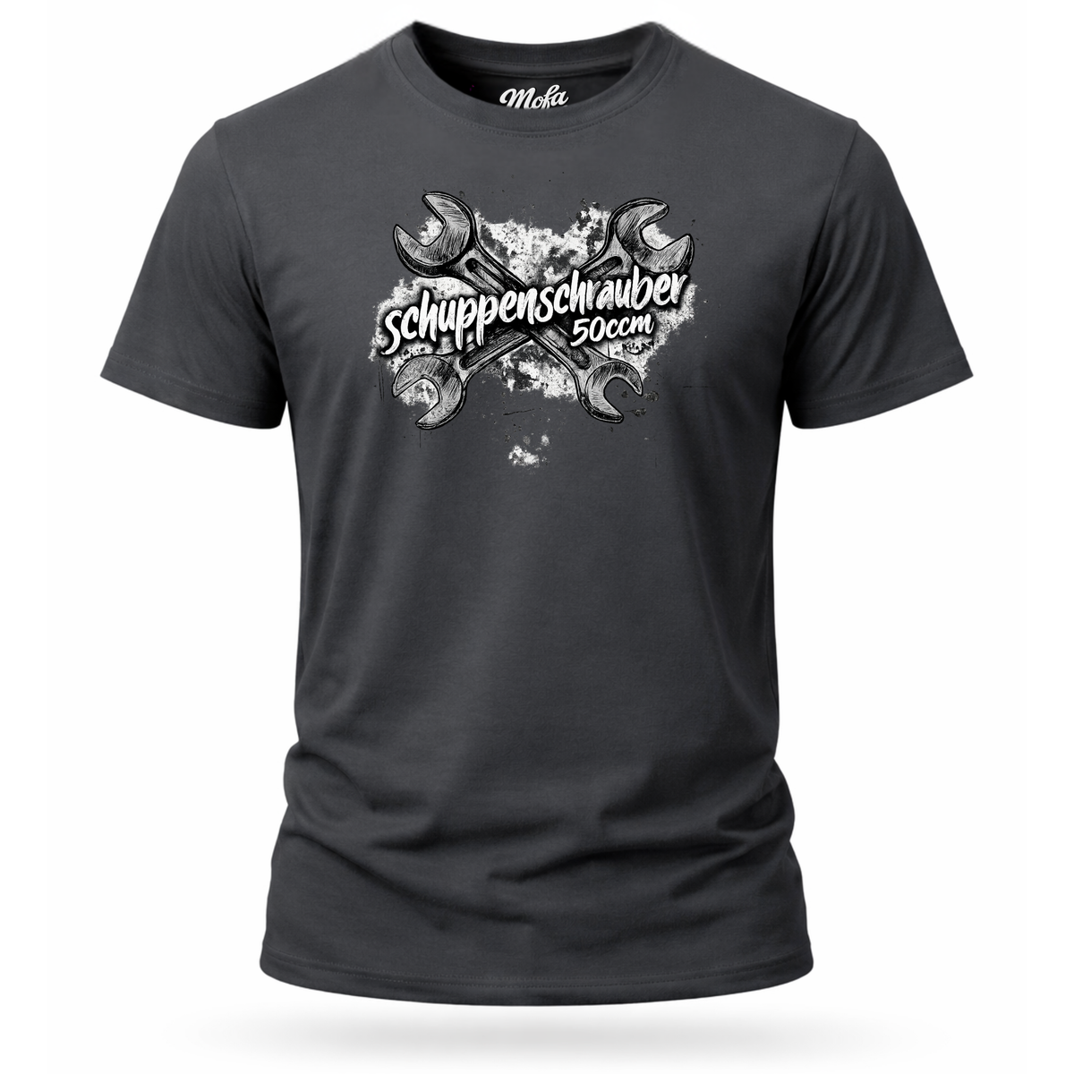 T-Shirt. Schuppenschrauber 50ccm.