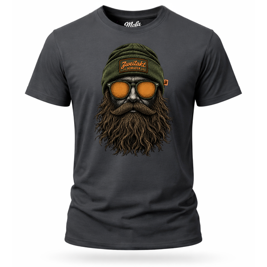 T-Shirt. Zweitakt Nomaden – Der Jäger.