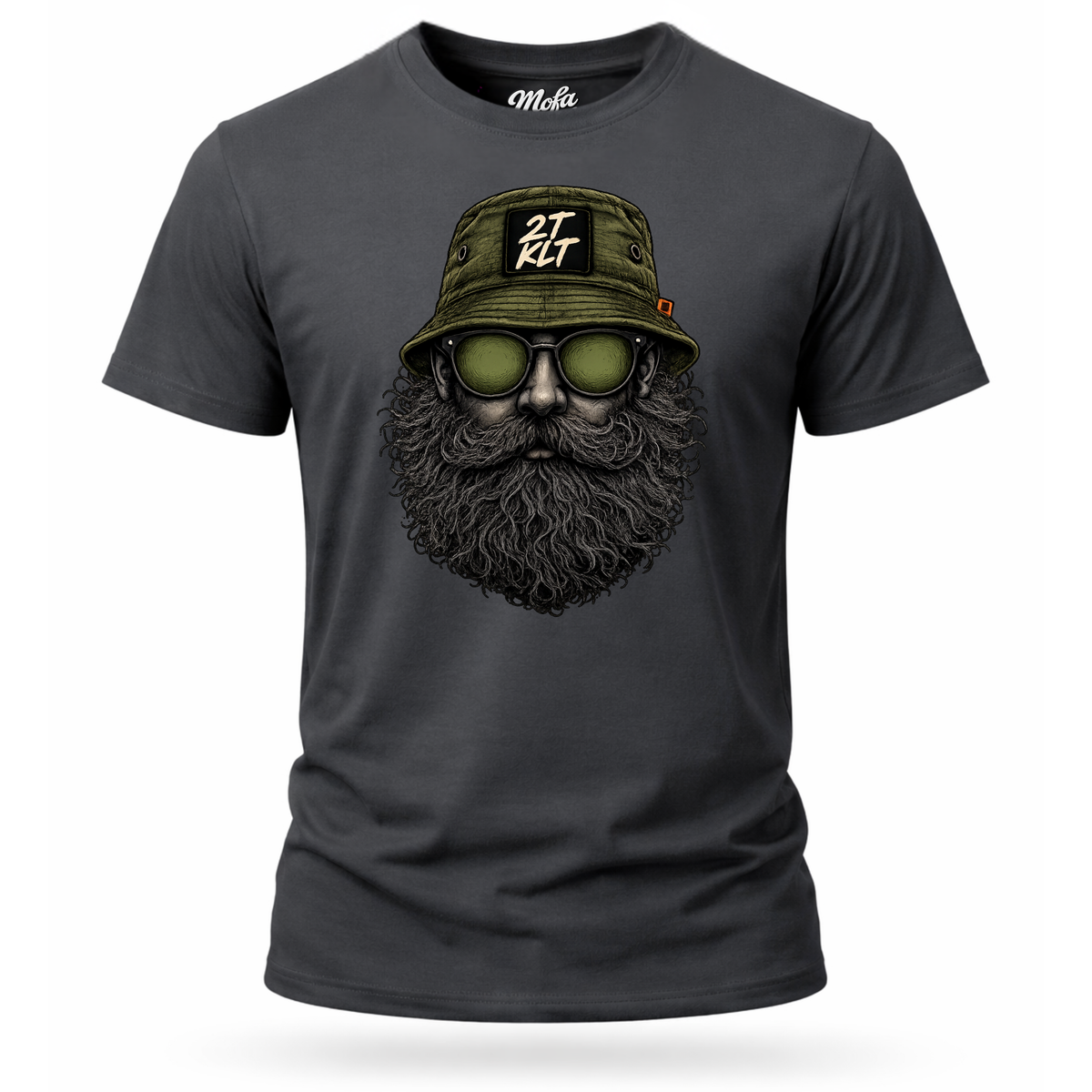 T-Shirt. Zweitakt Nomaden – Der Angler.