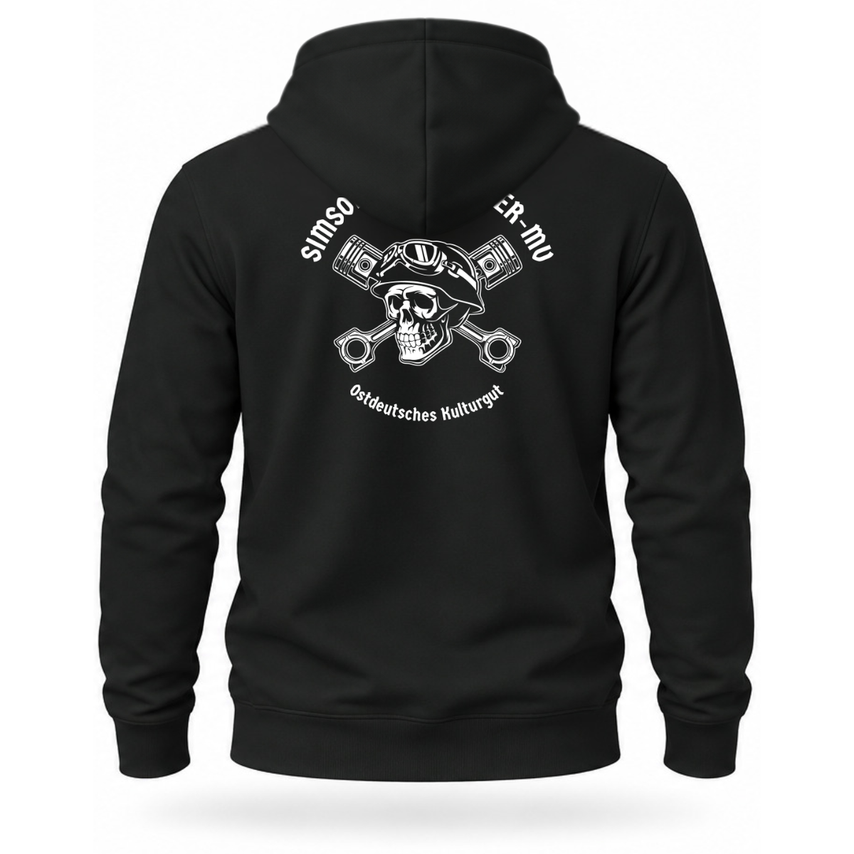 Zip Hoodie Softstyle®. Simson Geschwader MV / Beidseitig.