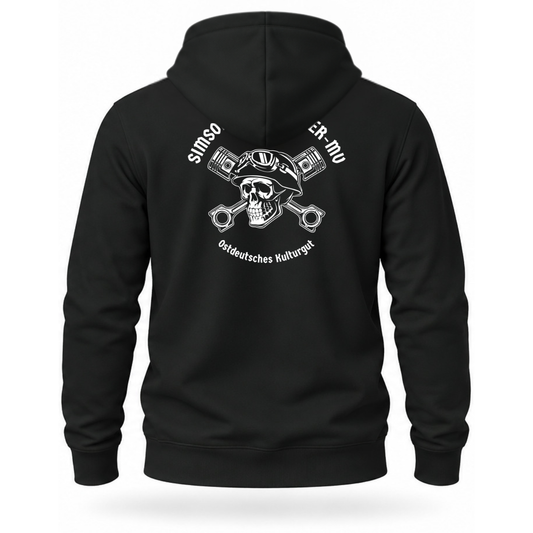 Zip Hoodie Softstyle®. Simson Geschwader MV / Beidseitig.