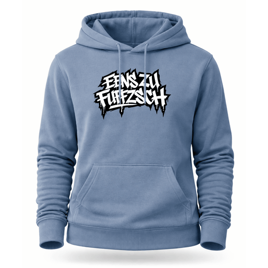Mädels Hoodie Softstyle®. Eens zu fuffzsch.