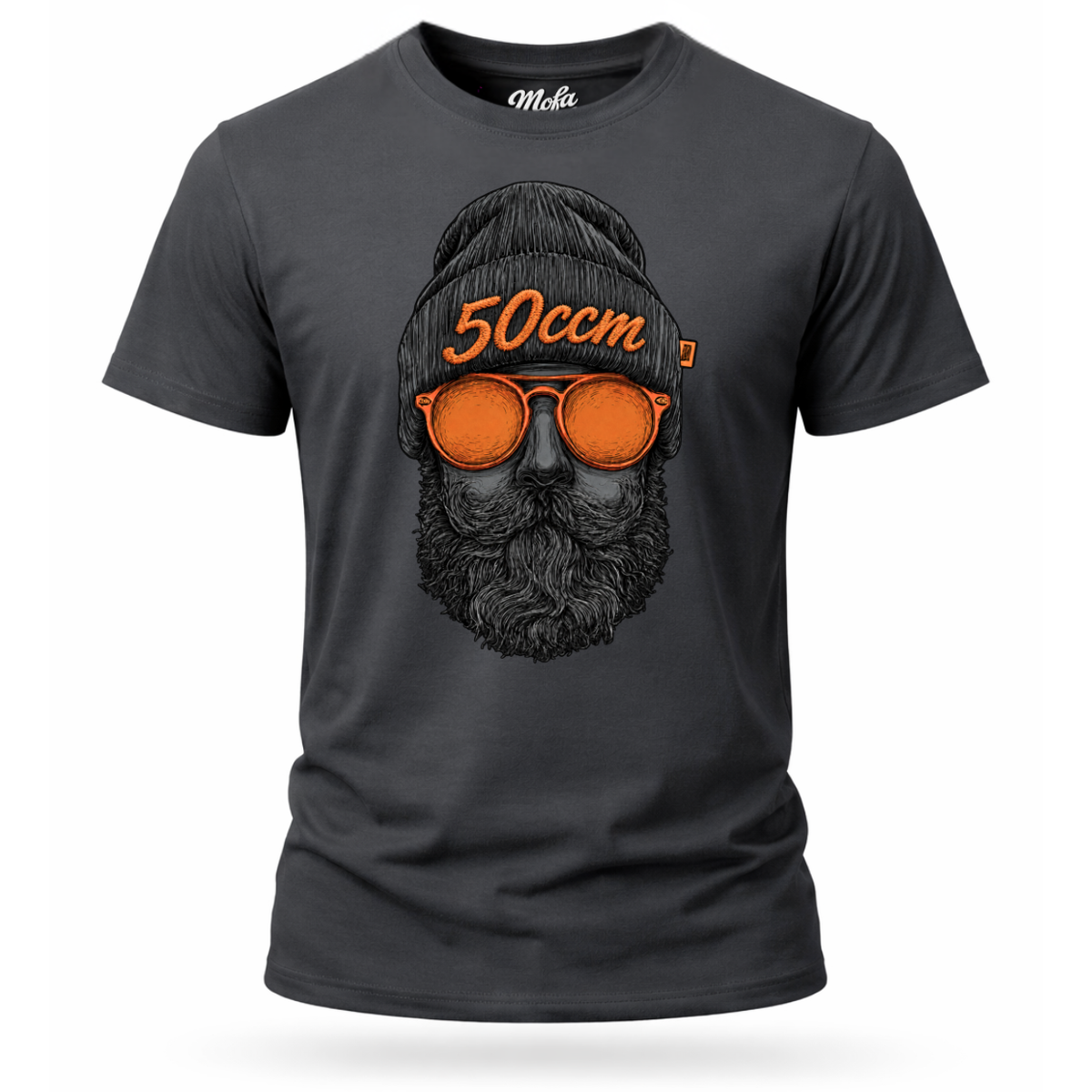 T-Shirt. Zweitakt Nomaden – Der Vagabund 50ccm.