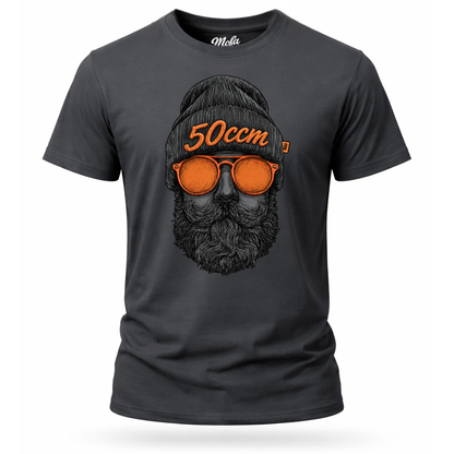 T-Shirt. Zweitakt Nomaden – Der Vagabund 50ccm.